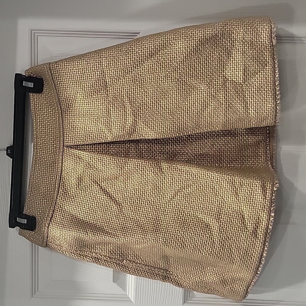 Banana Republic gold skirt